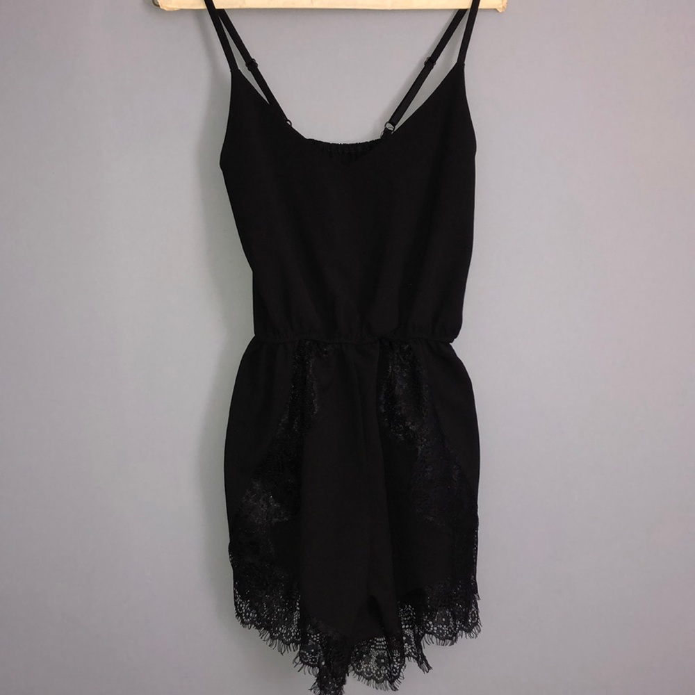 Medium Black Romper